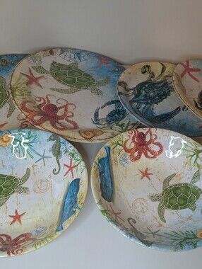 Pier 1 Imports "Speedy & Friends" Melamine Dinnerware